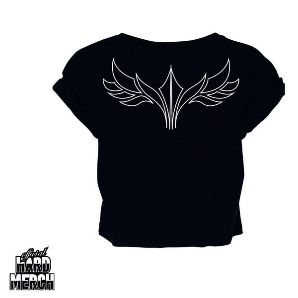 Coldax, white line design Croptop