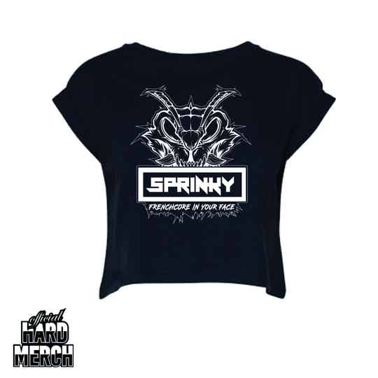 Sprinky Frenchcore In Your Face croptop