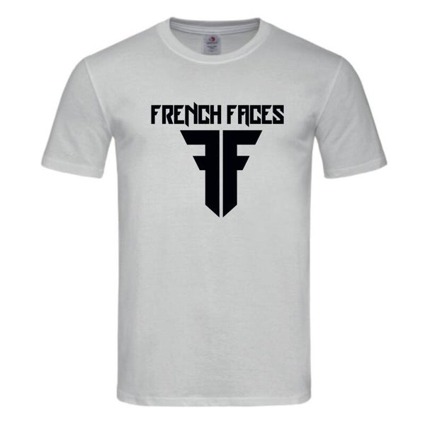 French faces white shirt
