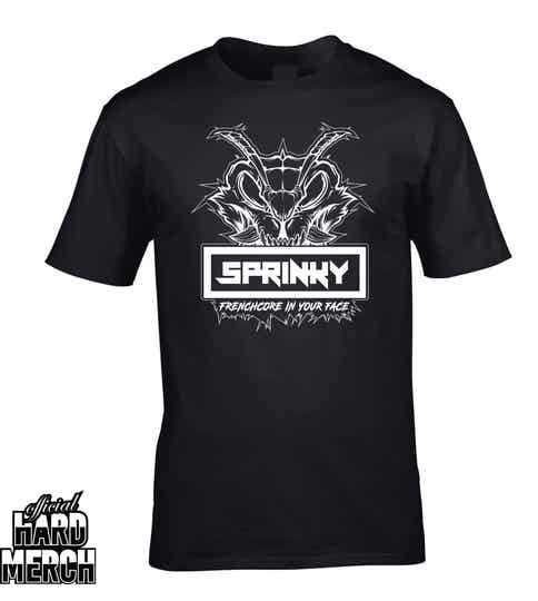 Sprinky Frenchcore In Your Face t-shirt