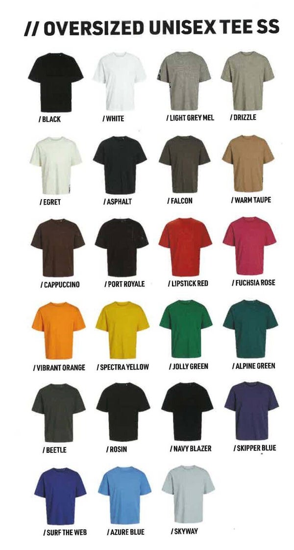 Kleuren Oversize shirts Uni