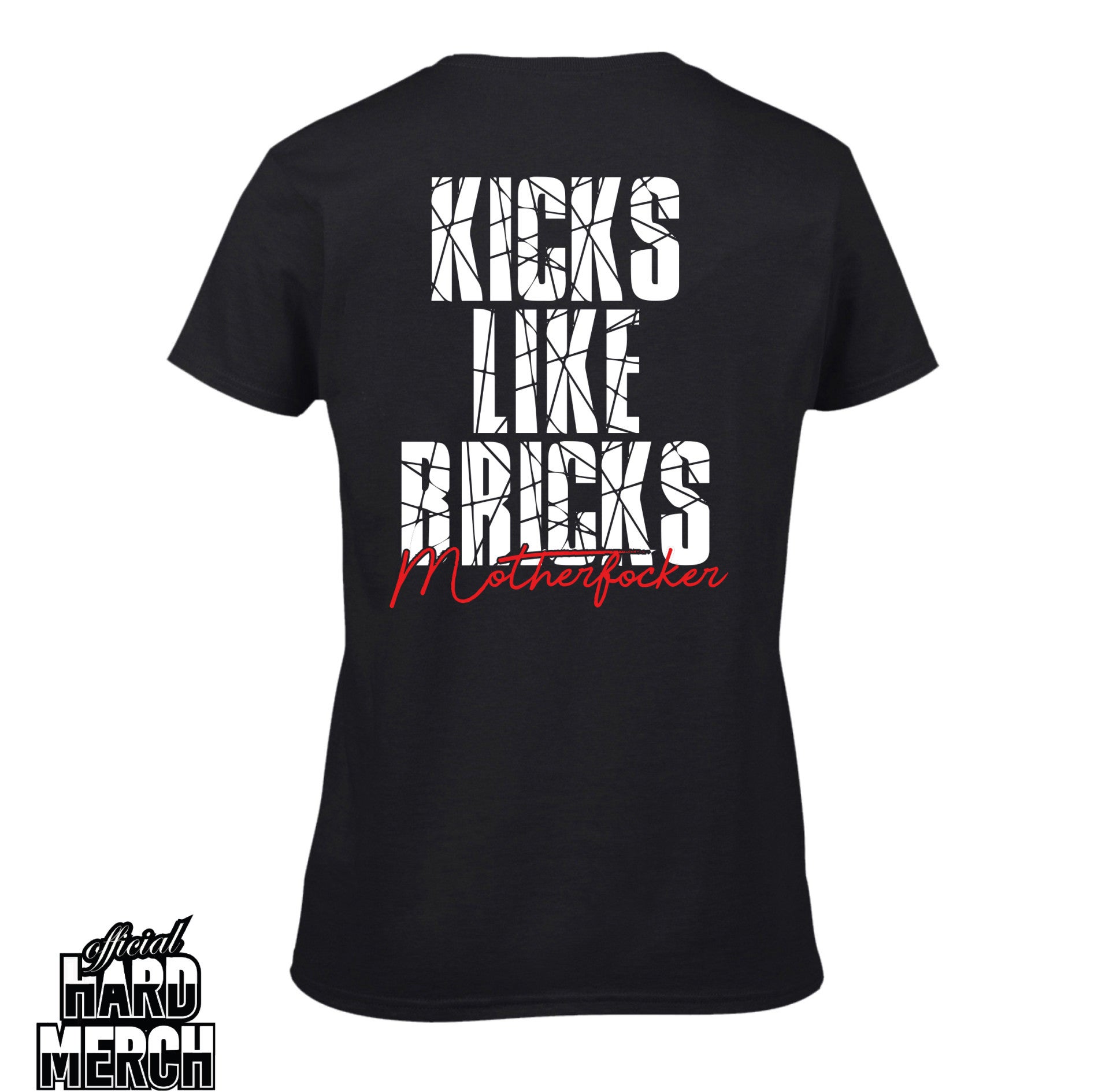 Barber Kicks Like Bricks women t-shirt