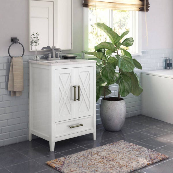 Brecken 23.88'' Single Bathroom Vanity