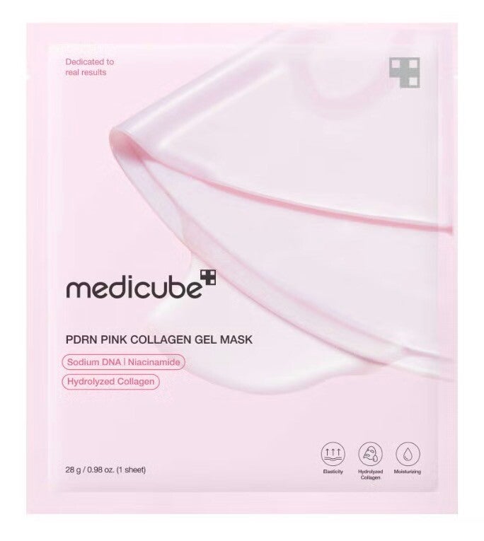MediCube PDRN PINK COLLAGEN GEL MASK (4EA)