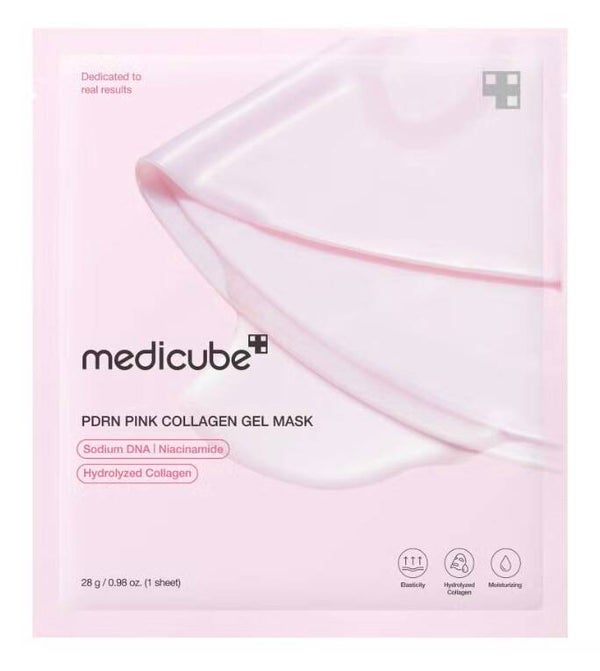 MediCube PDRN PINK COLLAGEN GEL MASK (4EA)