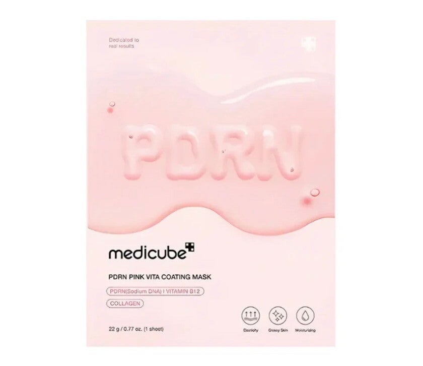 MediCube PDRN PINK VITA COATING MASK (10EA)