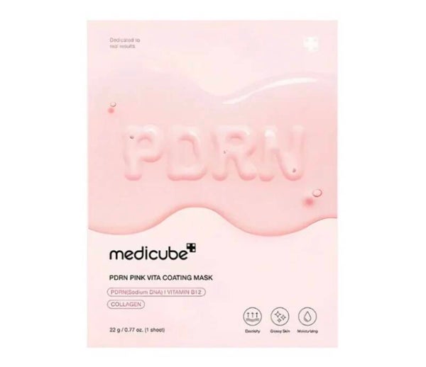 MediCube PDRN PINK VITA COATING MASK (10EA)