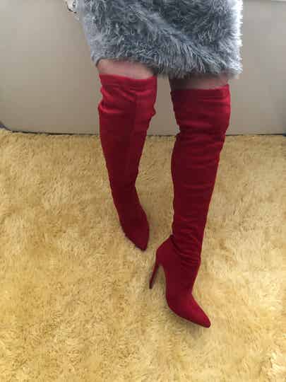 Bottes Rouge Pompier