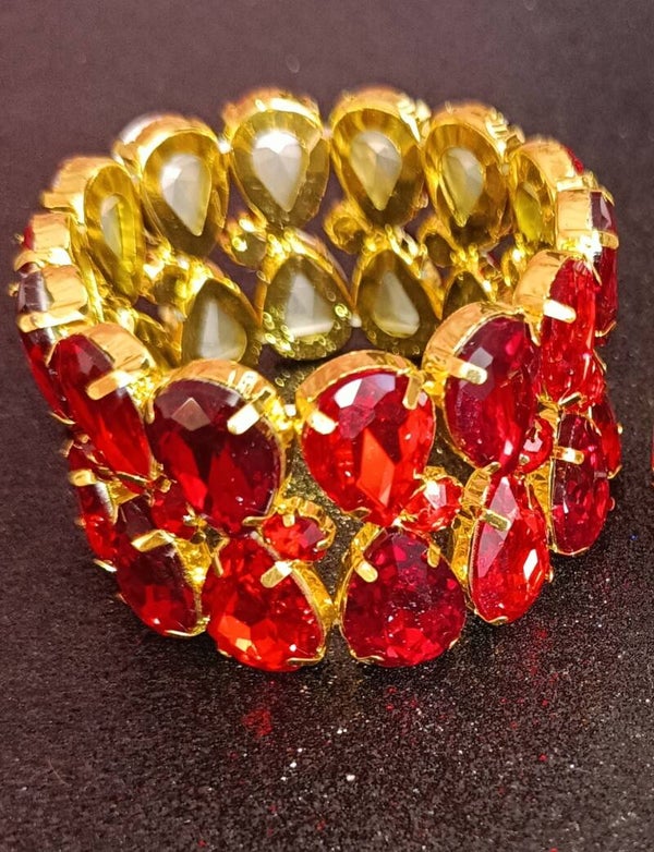 Bracciale zirconi rossi