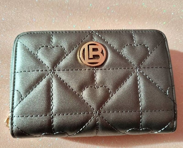 Portafoglio LB silver metallic