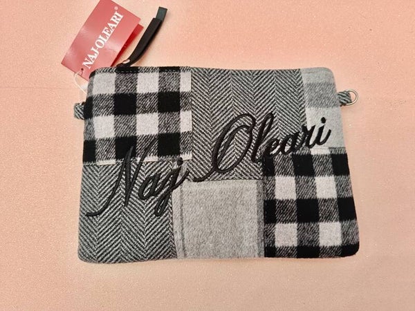 Pochette nero/scozzese