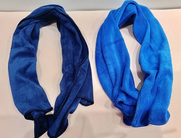 Set sport blu elettrico e blu scuro