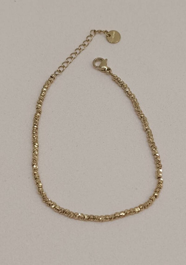 Bracciale in acciaio Gold