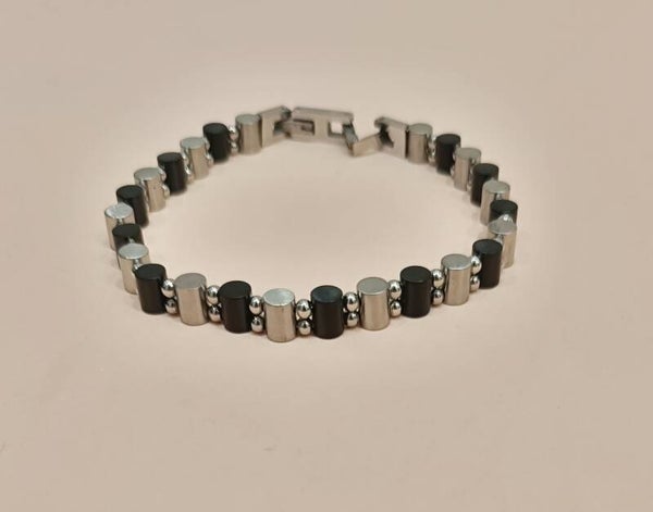 Bracciale da uomo Black/silver
