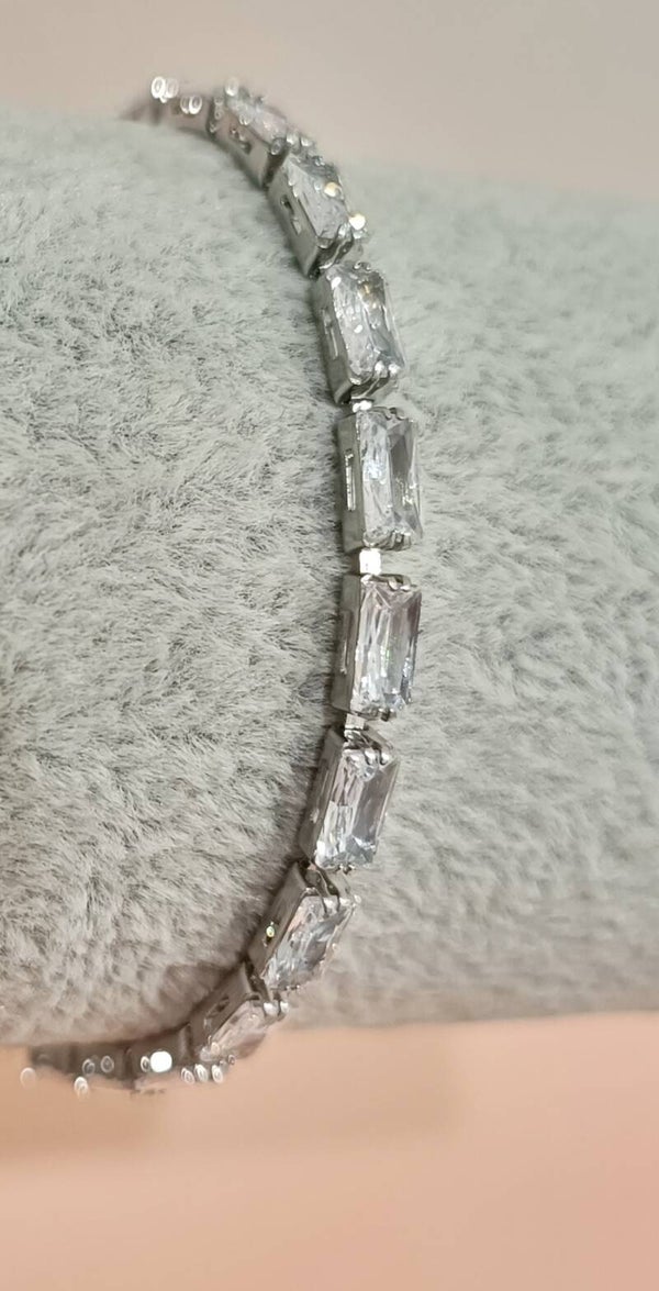 Bracciale tennis Silver