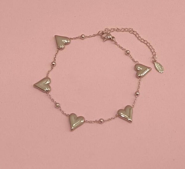 Bracciale Silver hearts