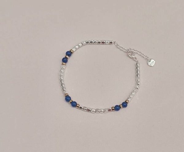 Bracciale con coralli blu