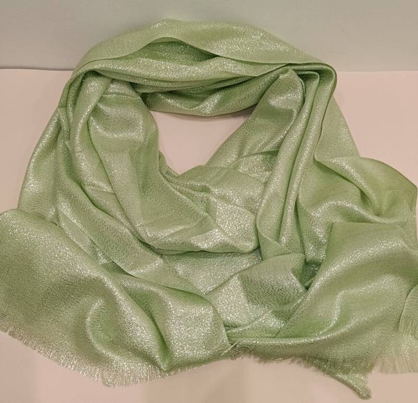 Sciarpa lurex verde