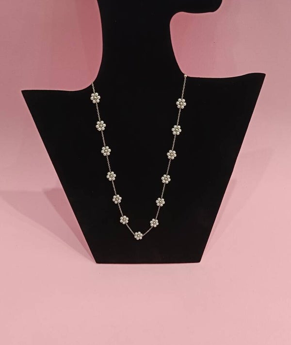 Collana Flower pearl