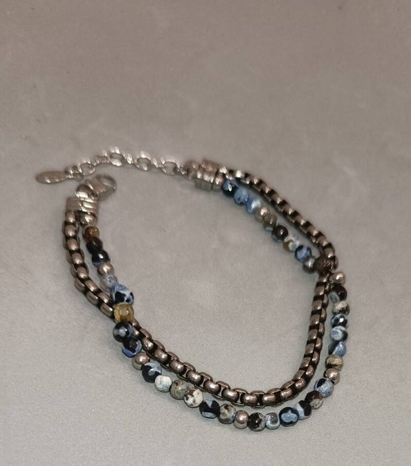 Bracciale doppia unione variopinto