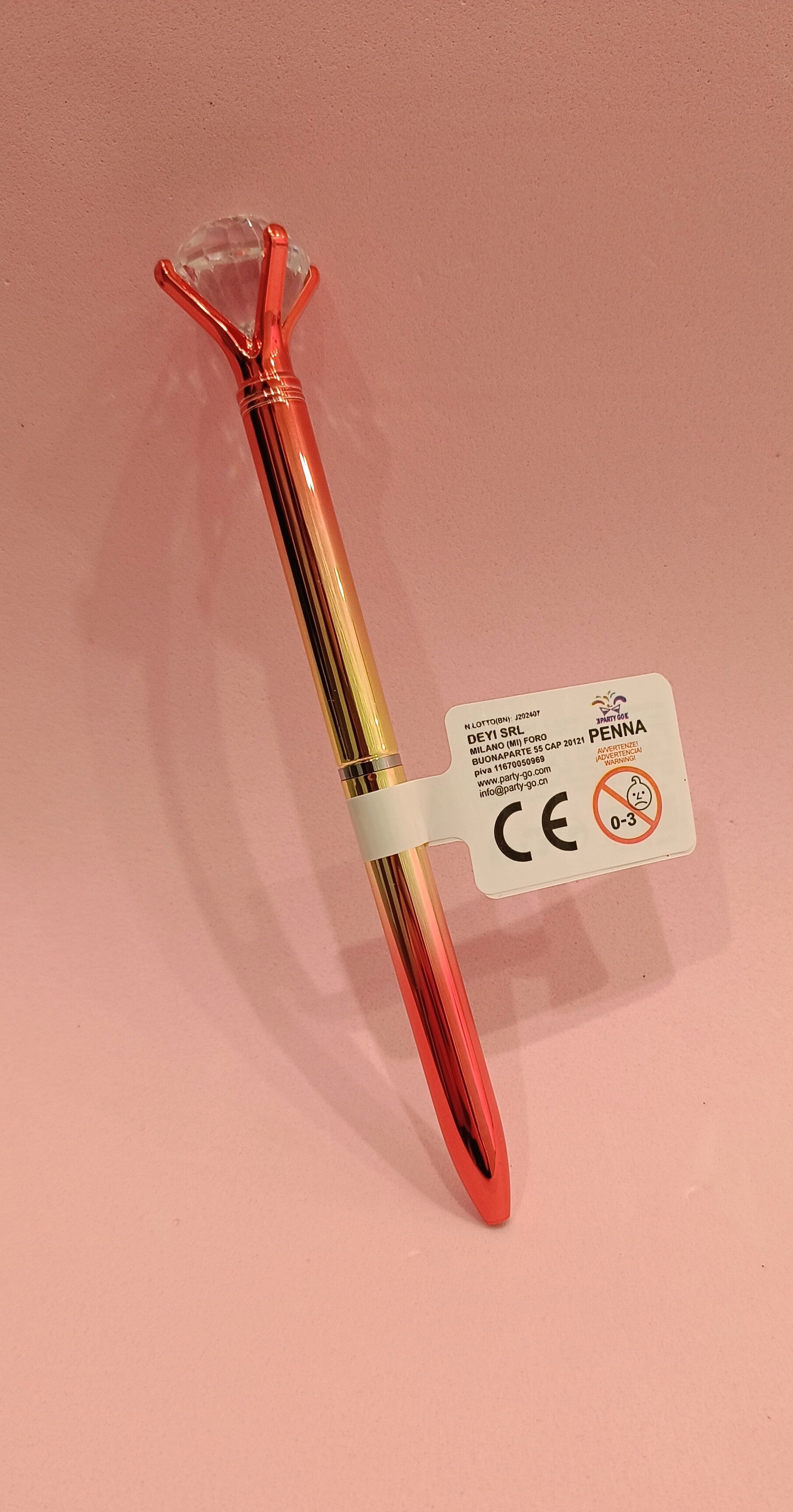 Penna Diamond rossa