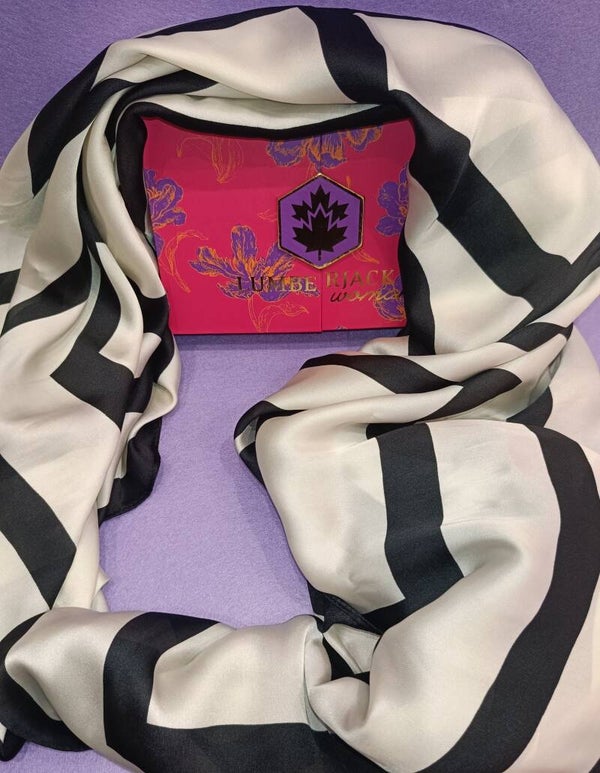 Foulard Black/White
