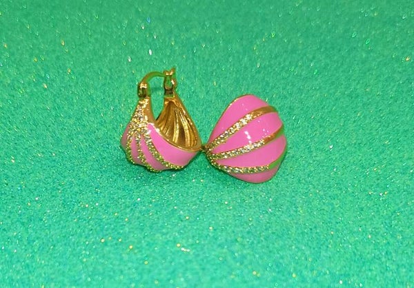 Cerchi Conchiglia fucsia