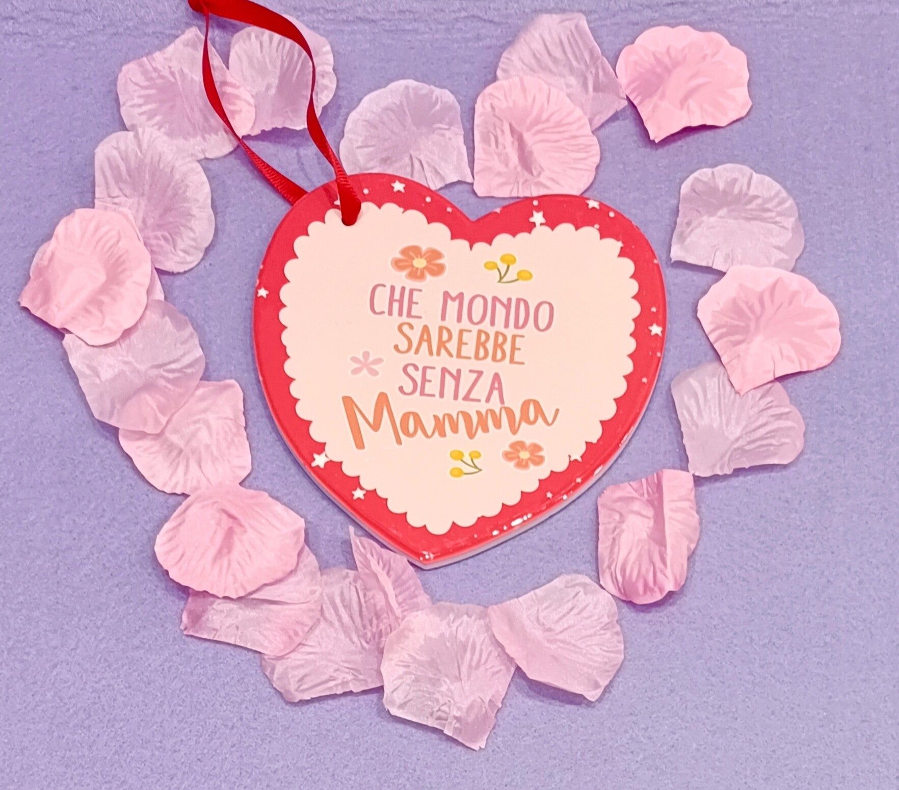Cuore con dedica mamma 🌻