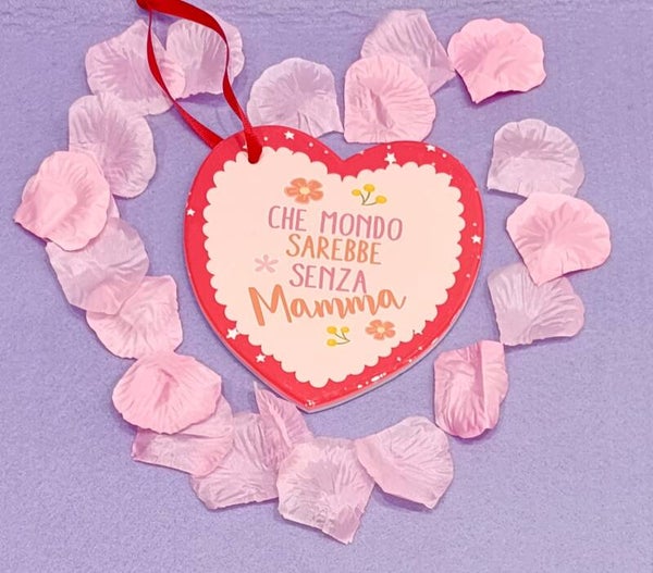 Cuore con dedica mamma 🌻
