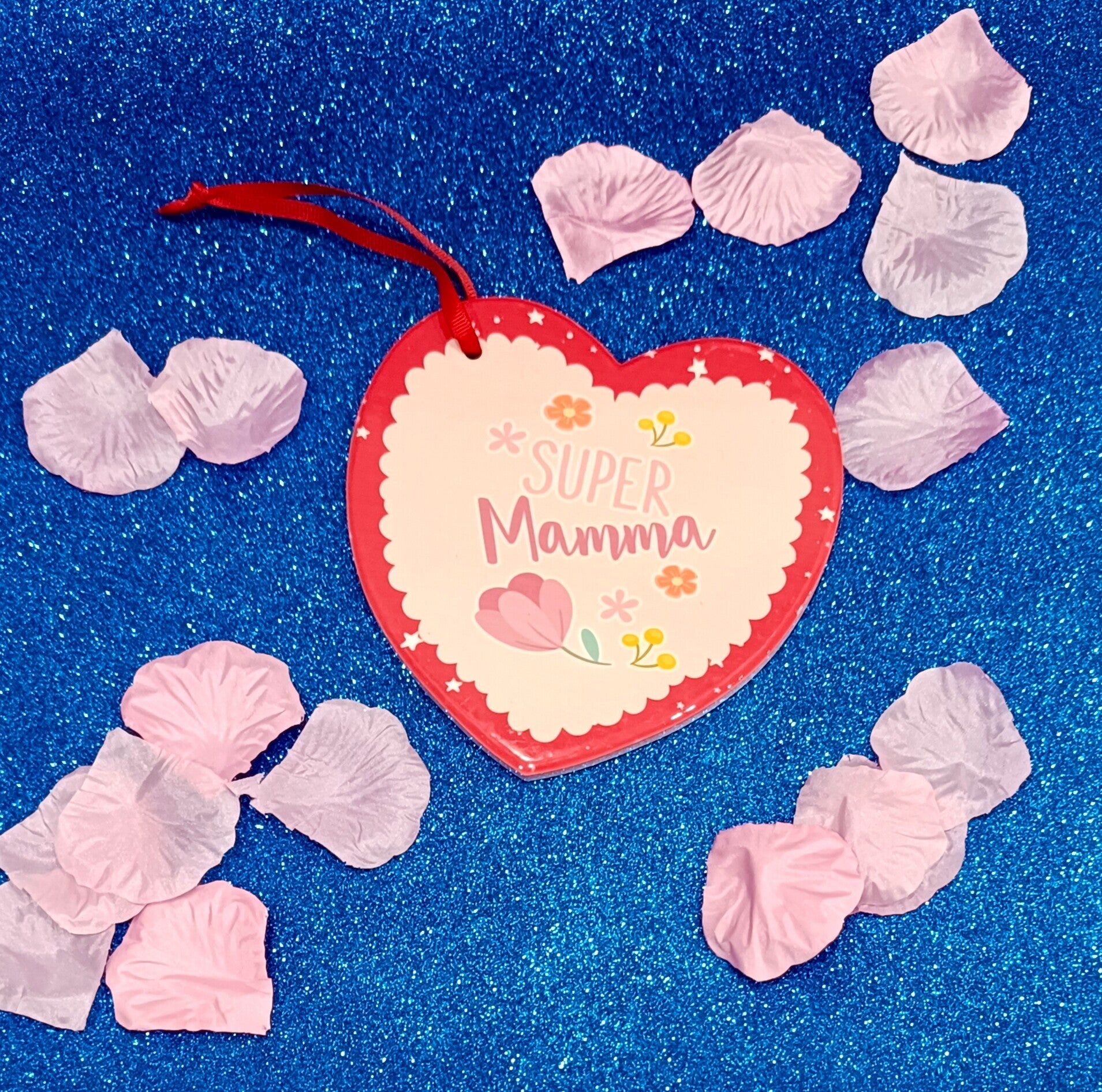Cuore con dedica mamma 🌷