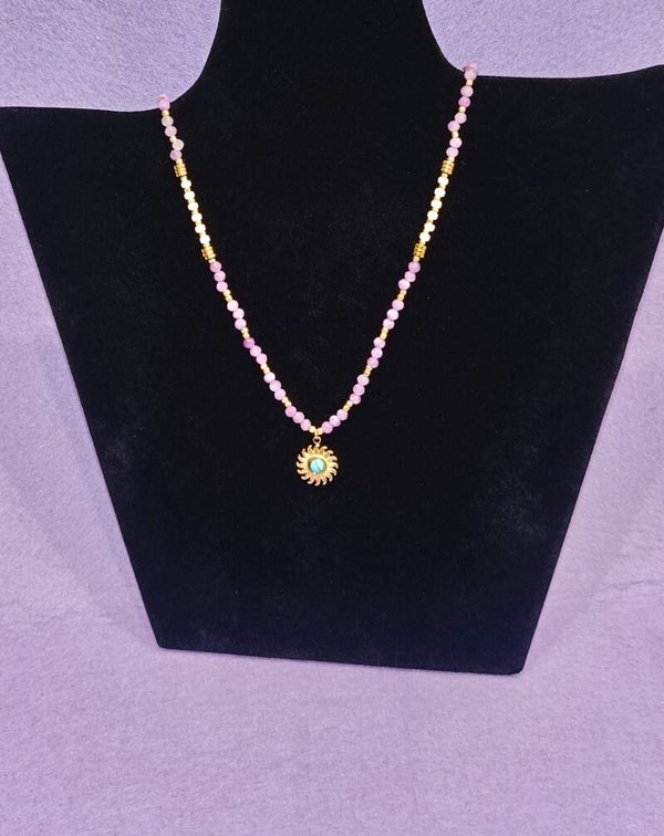 Collana Sole glicine