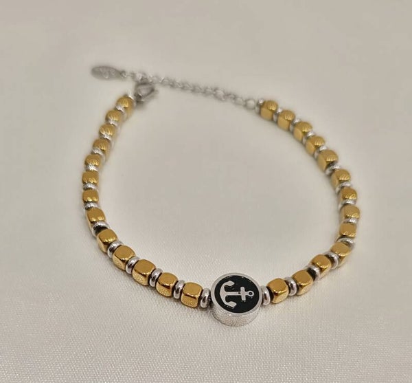 Bracciale oro con ⚓