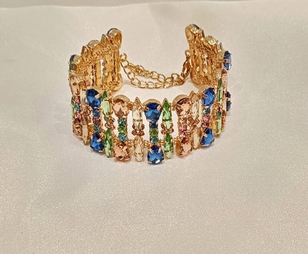 Bracciale zirconi colorati Glow