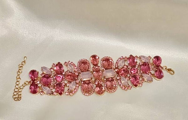 Bracciale zirconi Pink Glow