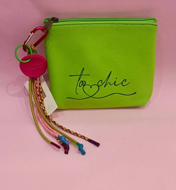 Pochette casual chic verde