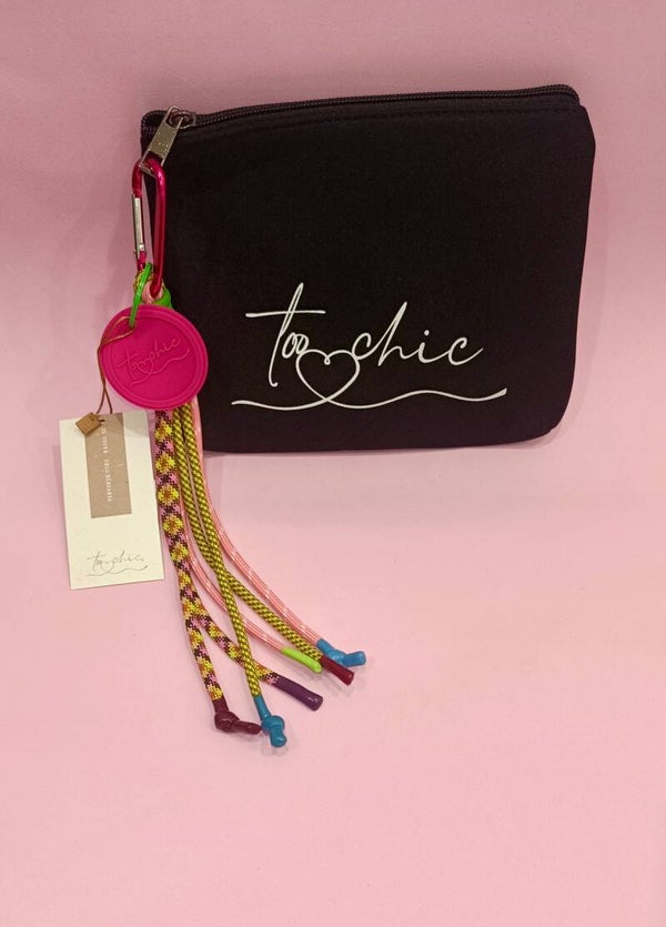 Pochette casual chic nera