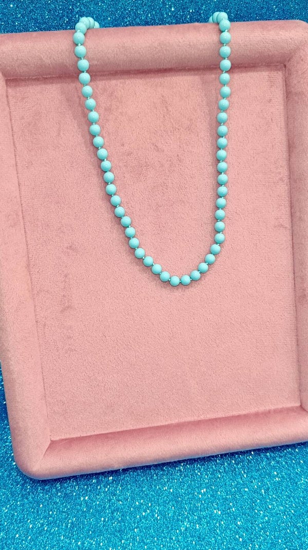 Collana Turchese coralli medium