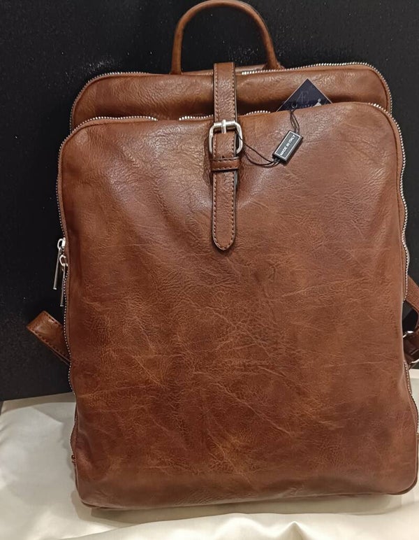 Zaino in pelle cuoio