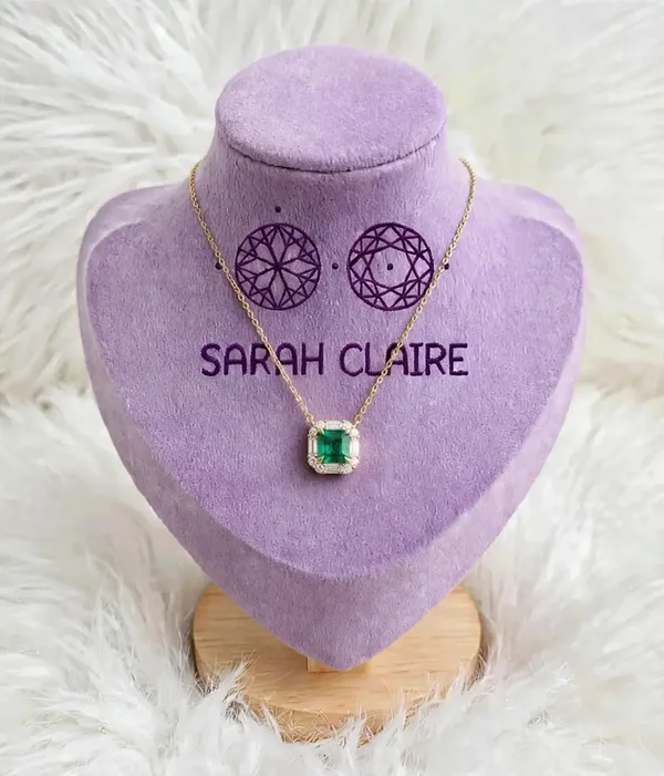 Paraiba Tourmaline and Diamond Necklace