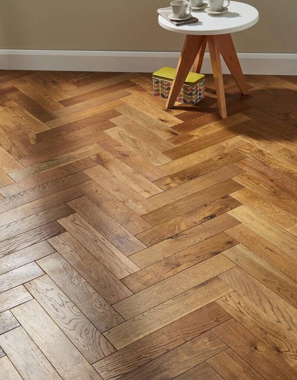 Oxford Golden Smoked Herringbone
