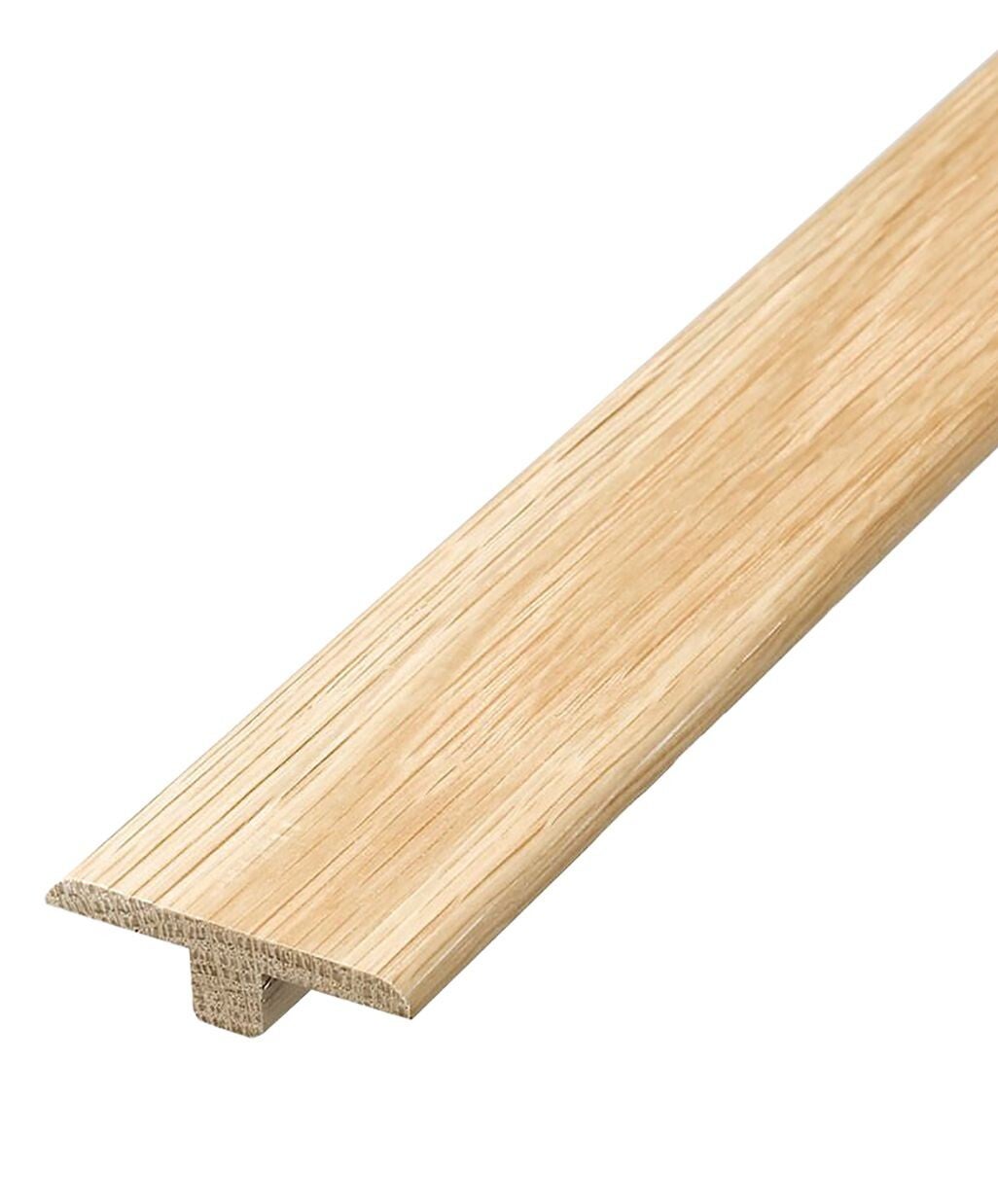 Solid Natural Oak T-Profile