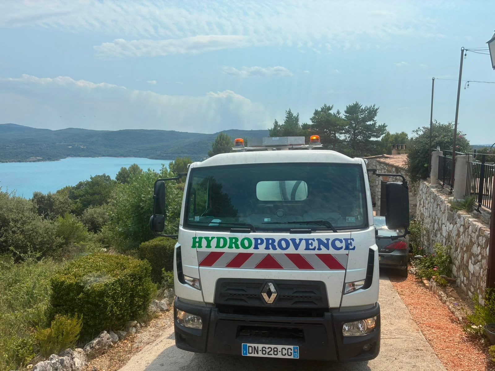 Camion Hydroprovence en intervention