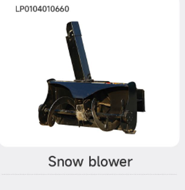 RS03/RS04 RIPPA Snow Blower Attachment