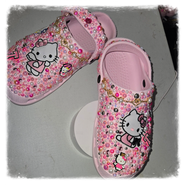 Pearl/ Rhinestone Crocs