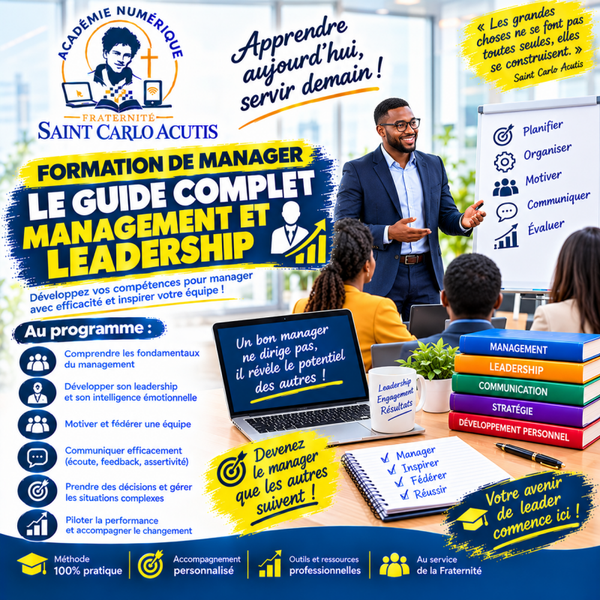 Formation de Manager : Le Guide Complet Management et leadership : gagner en confiance, motiver et gérer vos équipes, gérer les conflits, pour nouveau manager