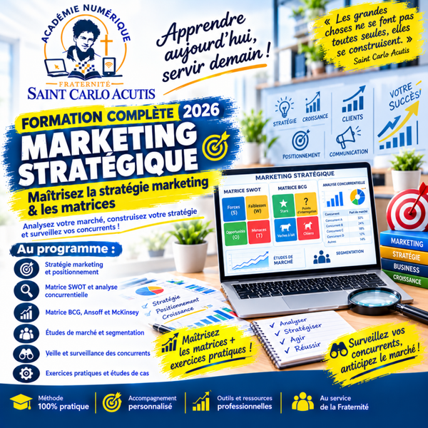 Maitrisez la stratégie marketing & les matrices + exercices surveillez vos concurrents, organisez-vous, et innovez pour être le meilleur