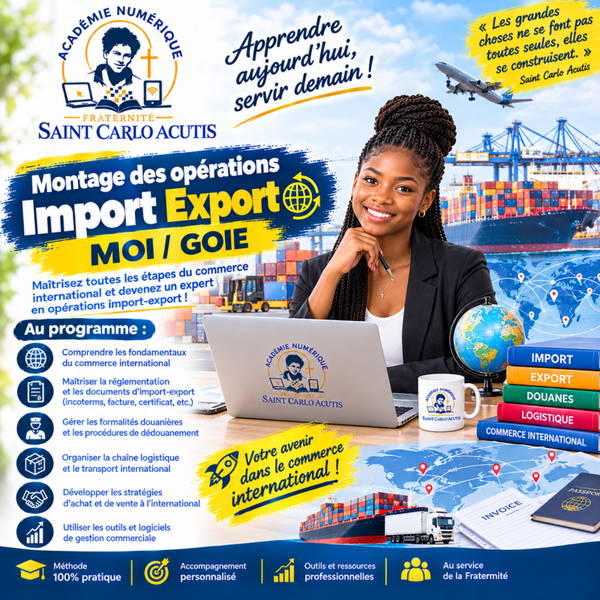 Montage des opérations import export - MOI/GOIE