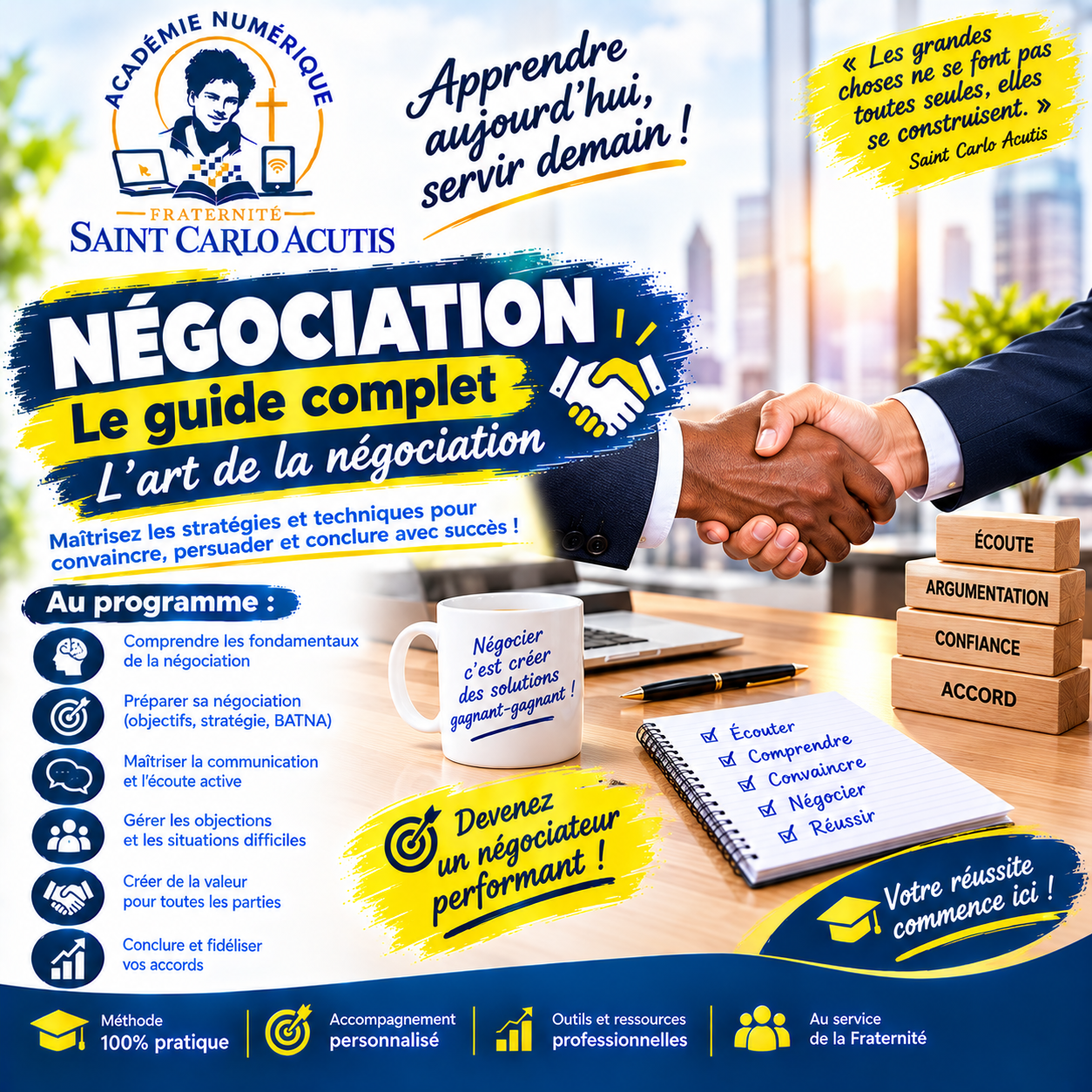 Négociation - Le guide complet L’art de la négociation, tactiques et stratégies, biais cognitifs, persuasion, influence, carrière professionnelle