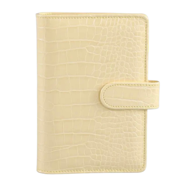 Classeur croco jaune