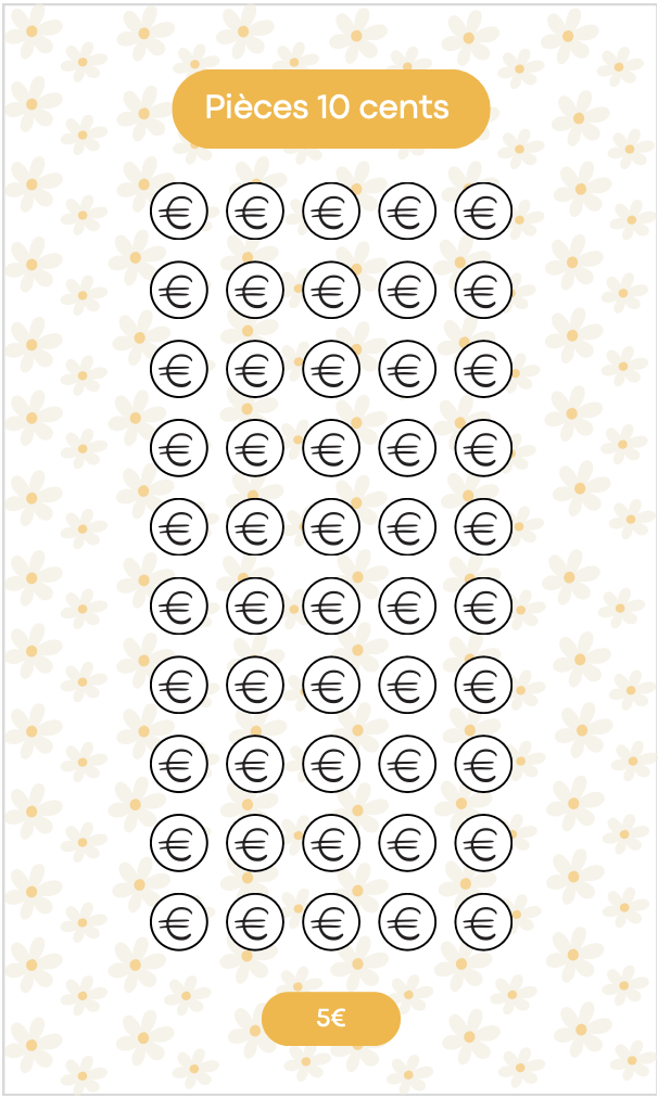 Challenge pièces 10 cents
